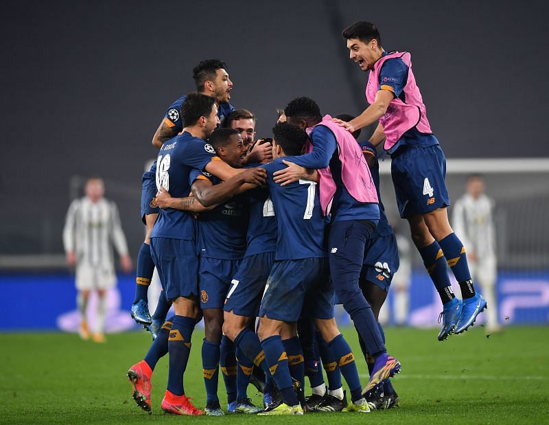 Sergio Oliveira's brace helped Porto eliminate Juventus